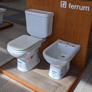 FERRUM Bari Inodoro Largo + Depósito + Bidet + Tapa